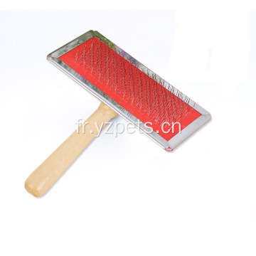 Brosse de toilettage pour chien en bois Handel